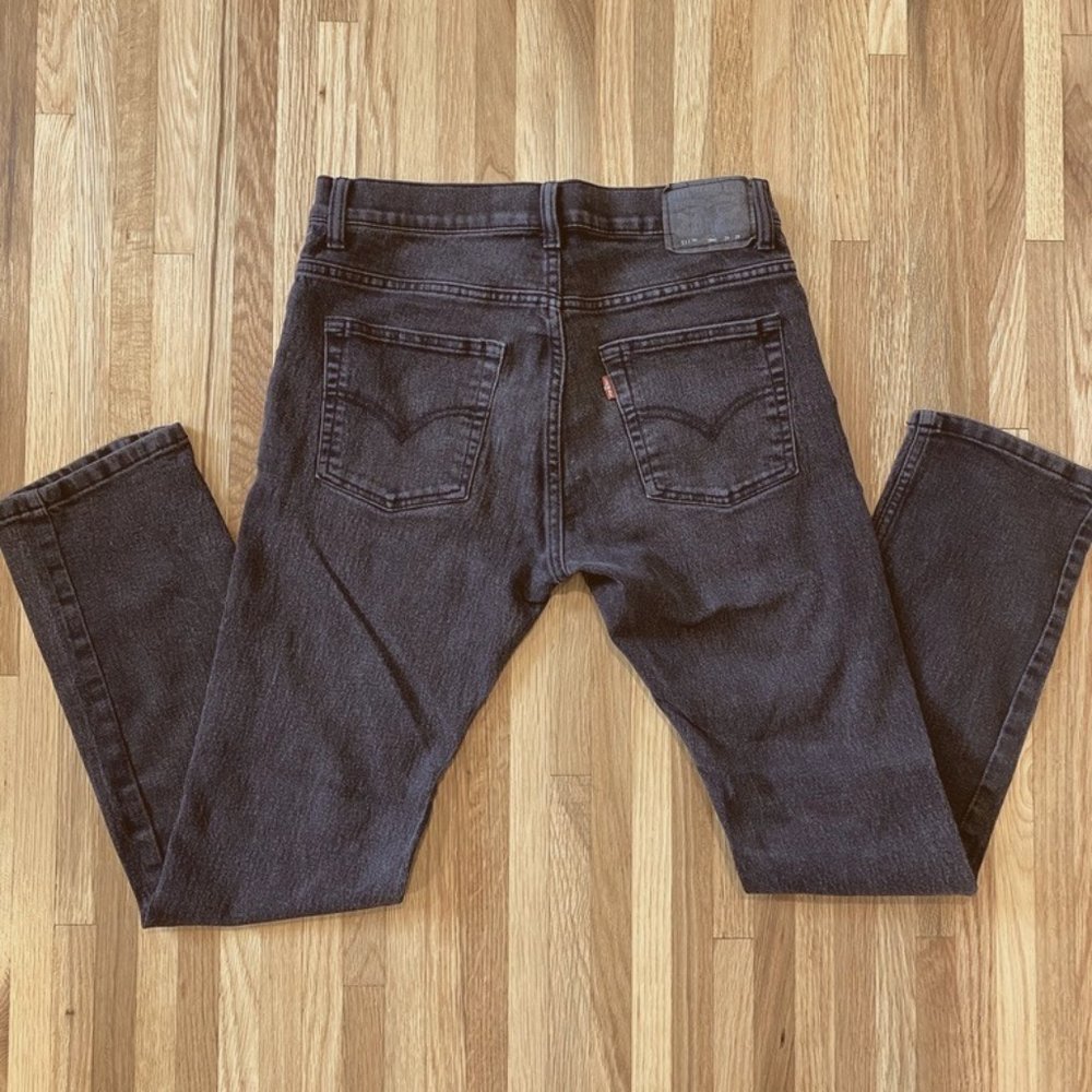 29x29 MEN’S LEVI’S 511 Black Slim Fit Jean 18Reg